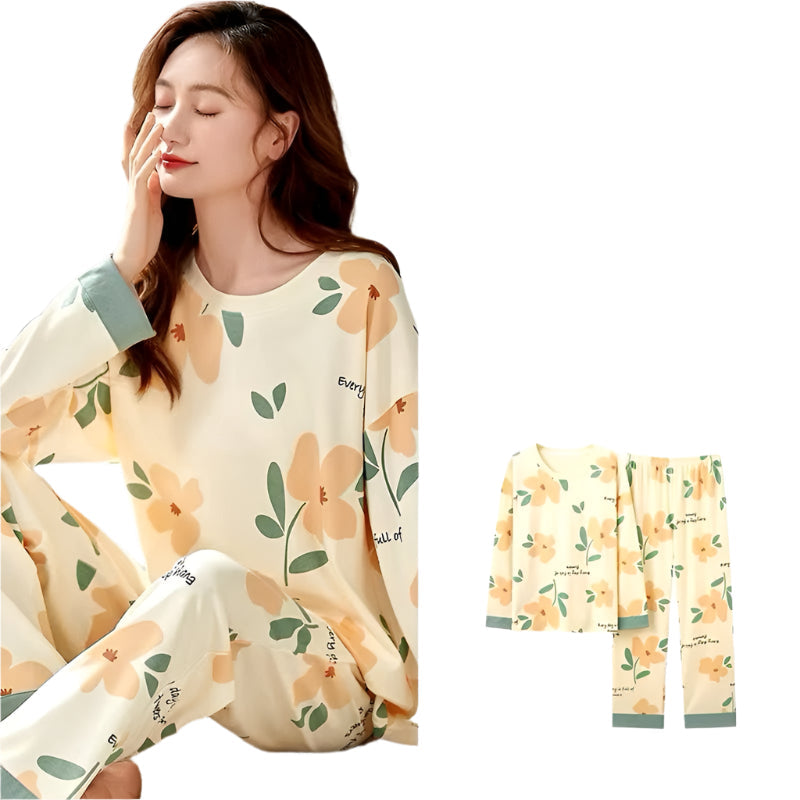 AUTUMN Printed Nightwear ( PJ'S Night Dress )