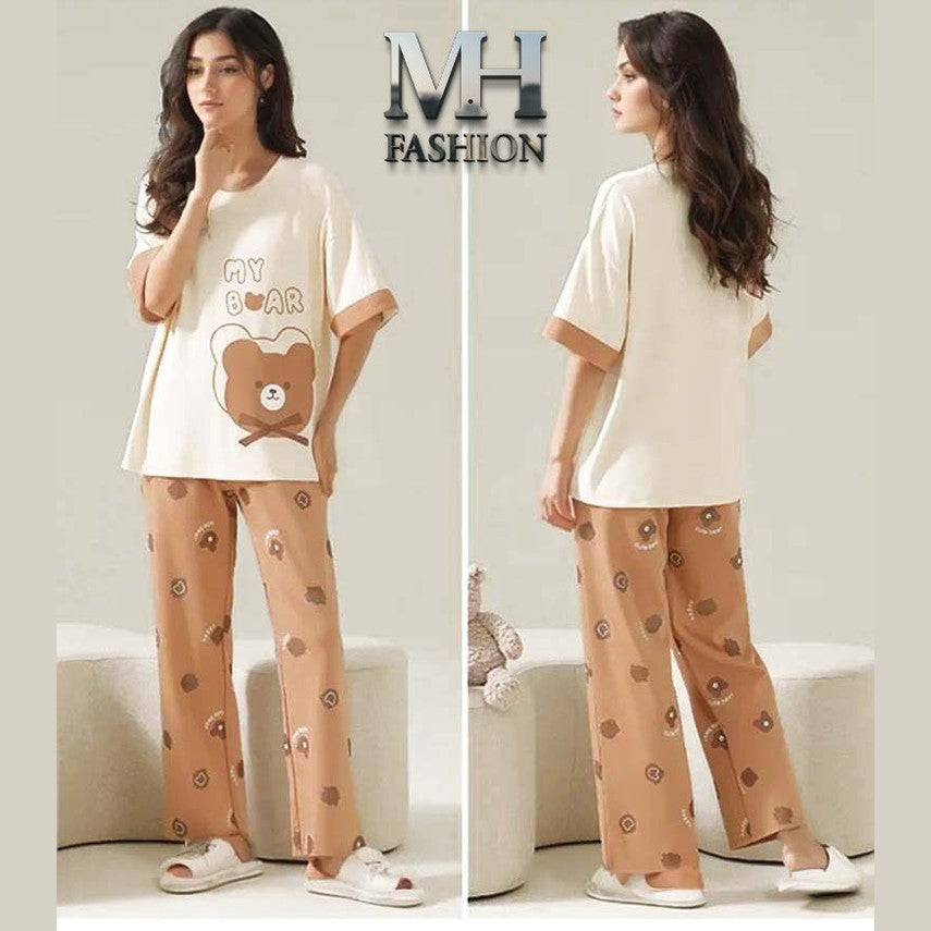 MY BEAR PRINTED IN COTTON FABRIC