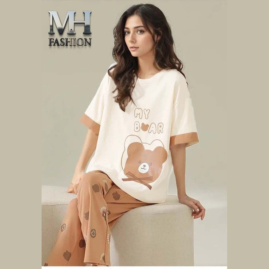 MY BEAR PRINTED IN COTTON FABRIC