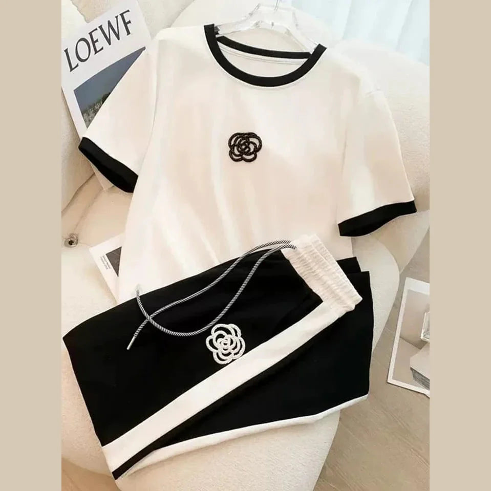 Off White flower track suit