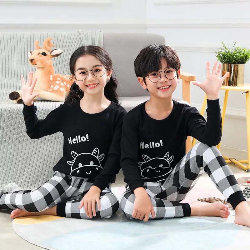 BLACK HELLO Kids Nightwear