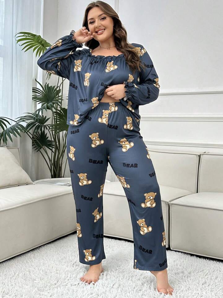 GRAY COZY BEAR HUG