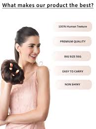 Pack Of 2 PREMIUM MESSY BUN HAIR SCRUNCHIES