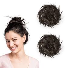 Pack Of 2 PREMIUM MESSY BUN HAIR SCRUNCHIES
