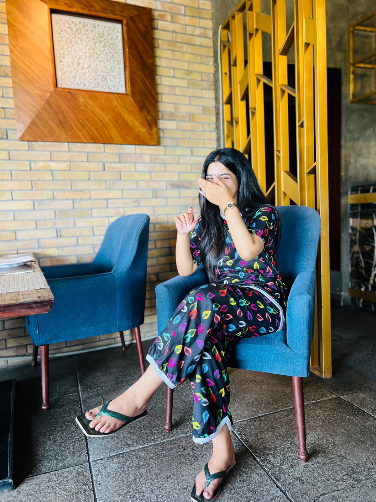 COLORPOP NOIR PRINTED SHIRT AND TROUSER