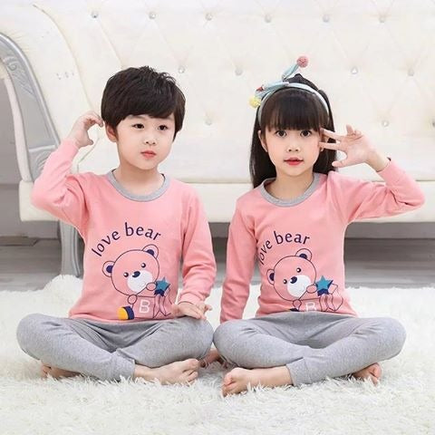 PINK LOVE BEAR Kids Nightwear ( AK)