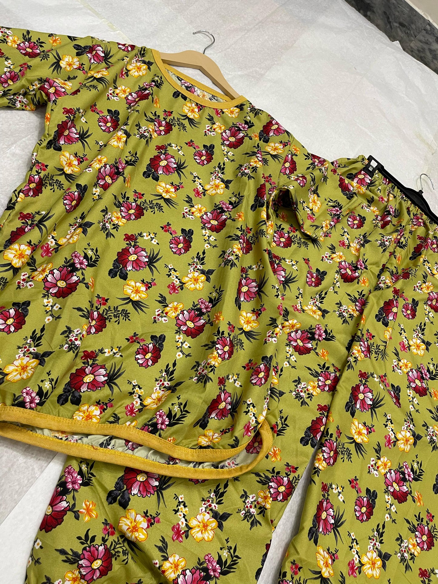 SECRET GARDEN  BLOOM PRINTED SHIRT AND TROUSER